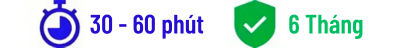 Left: 30-60p | 6 tháng (Cate Thay pin Android/Thay Camera)