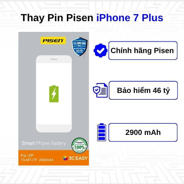 Thay Pin iPhone 7 Plus - Chính Hãng Pisen