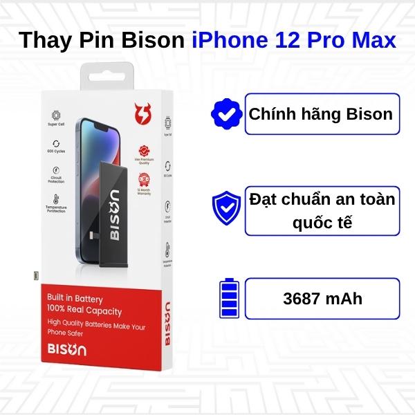 Thay Pin iPhone 12 Pro Max - Chính Hãng Bison