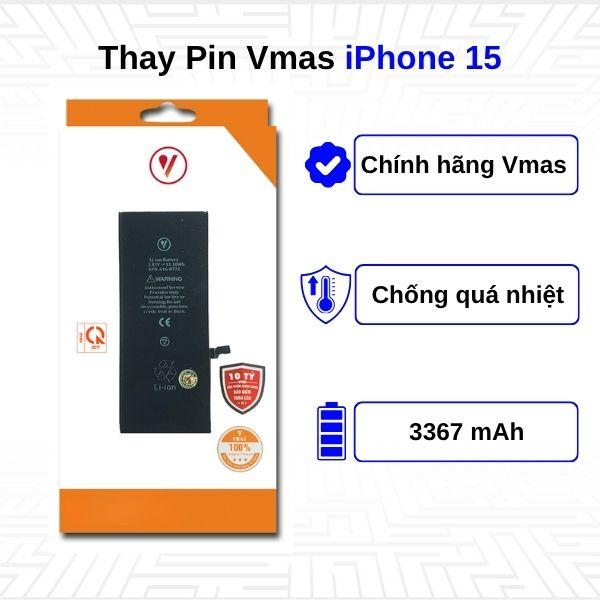 Thay Pin iPhone 15 - Chính Hãng Vmas